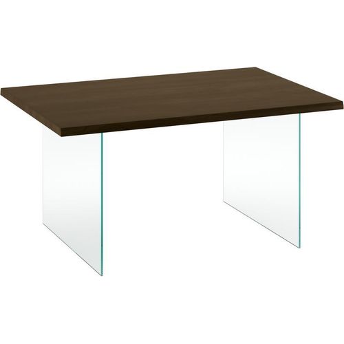 Snooker - Fester Tisch (160 x 90 cm) aus braun wärmebehandelter Eiche