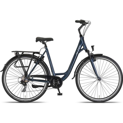 Altec Cityräder Damen Verona 28 Zoll 52 cm Damen 7G Felgenbremse Petrolblau