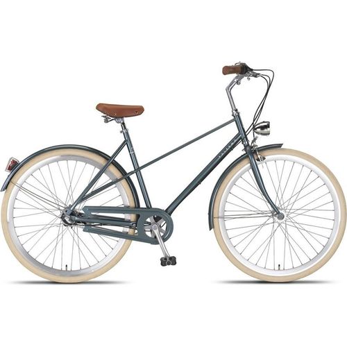 Altec Cityräder Damen Palermo 28 Zoll 52 cm Damen 3G Rollerbrakes Grau-grün