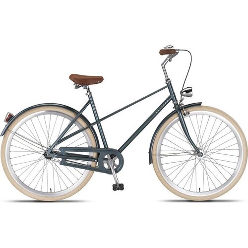Altec Cityräder Damen Palermo 28 Zoll 52 cm Damen Rücktrittbremse Grau-grün