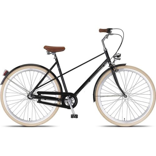 Altec Cityräder Damen Palermo 28 Zoll 52 cm Damen 3G Rücktrittbremse Schwarz