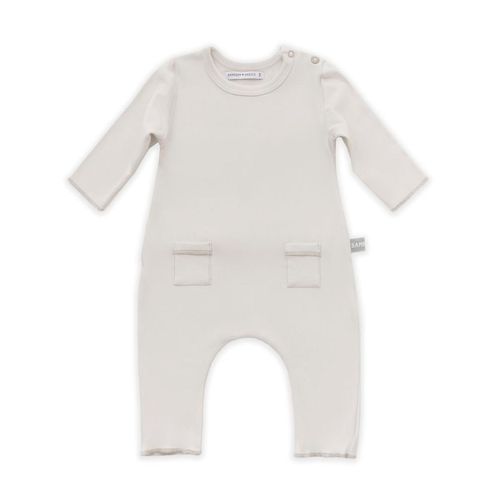 Bamboom Pure Baby Strampler Sand 6M