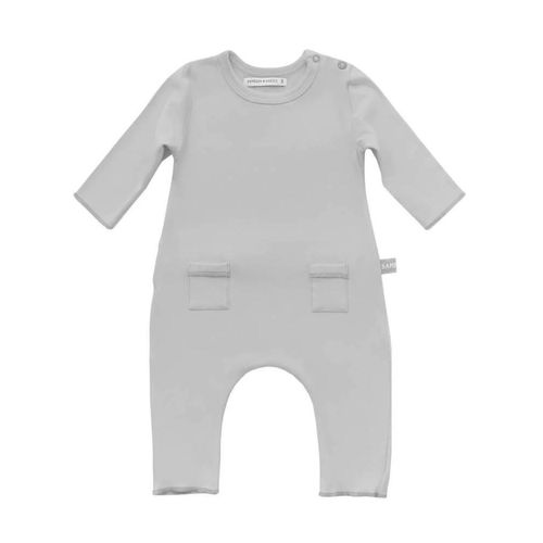 Bamboom Pure Baby-Strampler Grey 1M