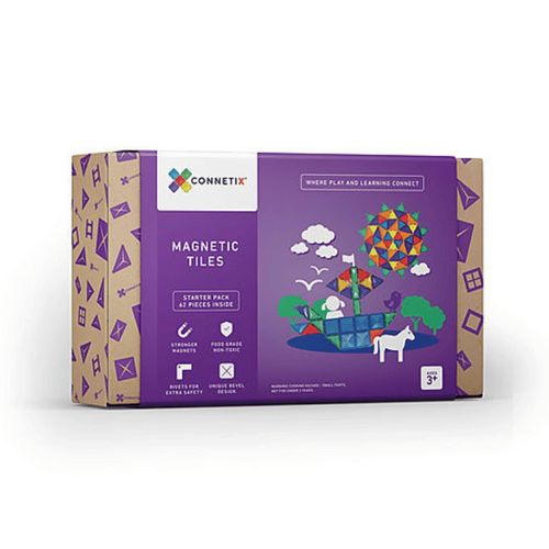 Connetix Regenbogen-Magnetfliesen 60 Stück