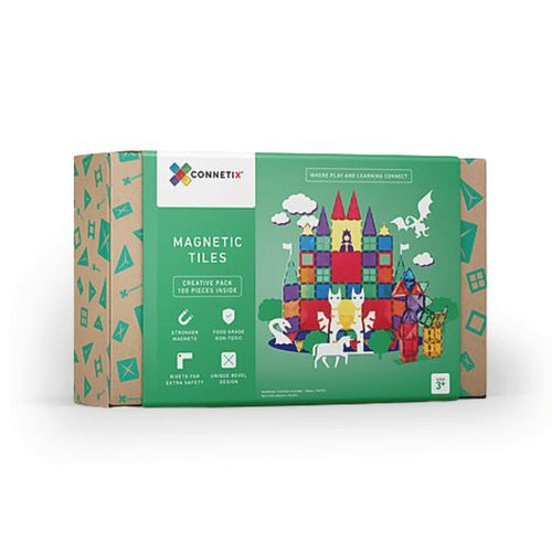 Connetix Regenbogen-Kreativpaket 102 Stück