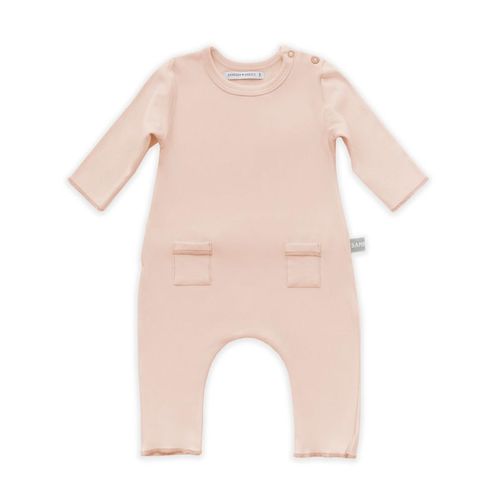 Bamboom Pure Baby-Strampler Rose 6M