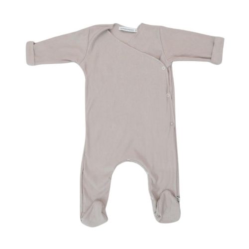 Bamboom Strampler mit Füßen Pure Sand Taglia 1 Mese