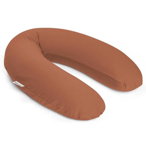 Doomoo Buddy Schwangerschafts- und Stillkissen Tetra Jersey Terracotta