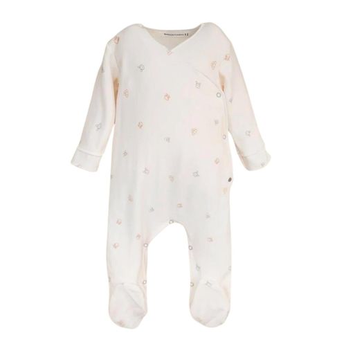 Bamboom Strampler mit Füßen Animal Friends 1M