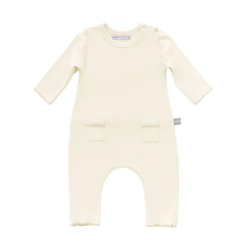 Bamboom Pure Baby-Strampler Cream 6M