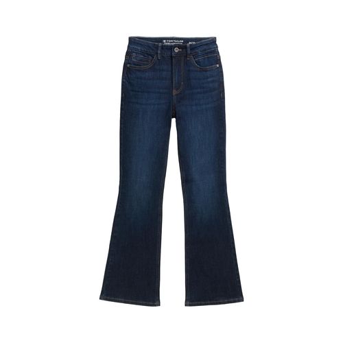 TOM TAILOR Damen TTSTELLA BOOTCUT Jeans, blau, Uni, Gr. 32/32