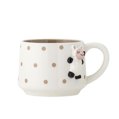 Bloomingville Dolly Kinder Tasse aus Steingut, Ø 9,5xH8 cm