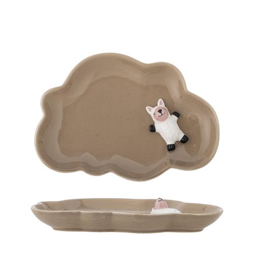 Bloomingville Dolly Kinder Teller aus Steingut, L20xH2,5xB14 cm