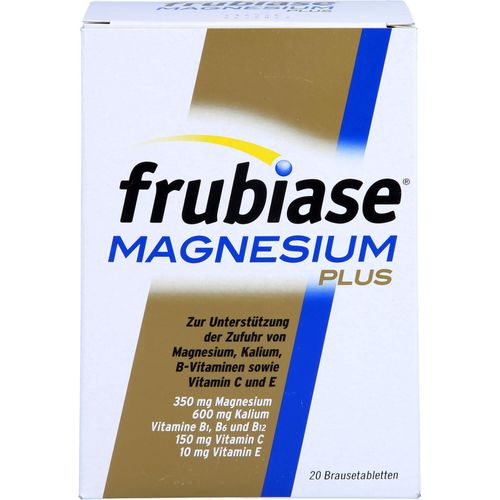 frubiase Magnesium plus Brausetabletten, 20 St. Tabletten