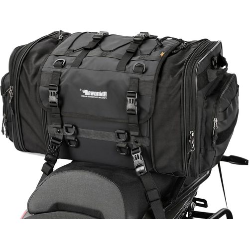 Motorrad Hecktasche 40-60L erweiterbar wasserdicht Schwarz