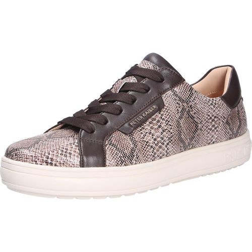 Peter Kaiser Damen Sneaker, beige(beigereptil), Gr. 6