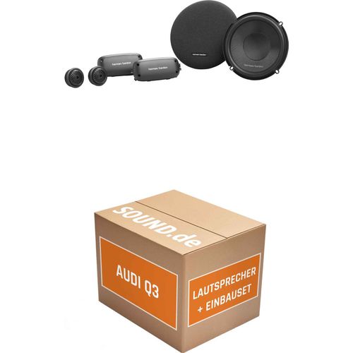 Lautsprecher Boxen Einbaupaket vorne Harman/Kardon FIT6C passend für Audi Q3 F3 | 400Watt