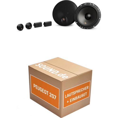 Lautsprecher Boxen Einbaupaket vorne Infinity Alpha 603C passend für Peugeot 207 | 90Watt RMS
