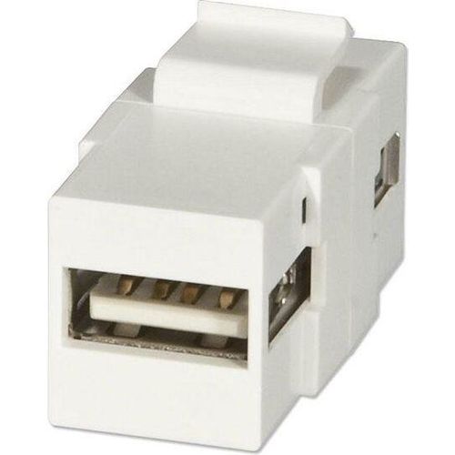 LINDY USB A Doppelkuppl F/F keystone Modul Wanddosen
