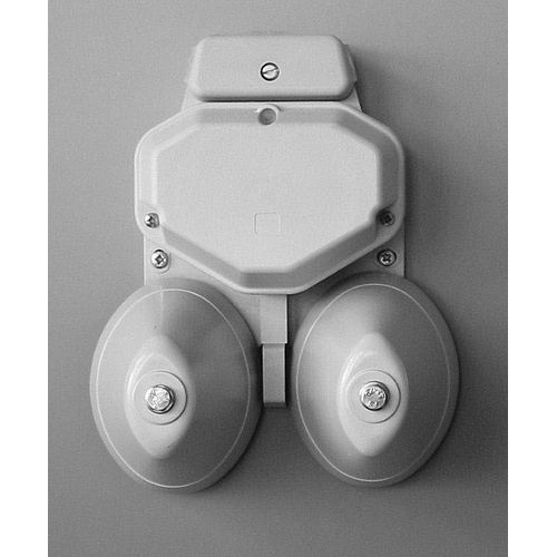 ZE-KOM WK 971 230V - Verdrahtete Sirene - IP43 - Grau - 171 x 113,5 x 207 mm