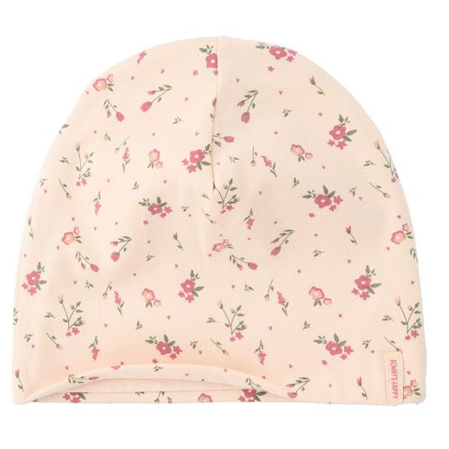 Baby Mütze mit Blümchen-Allover