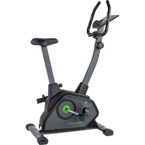 Tunturi Cardio Fit B35 Heimtrainer Fahrrad / Fitnessfahrrad / Hometrainer Fahrrad Trainer mit LCD-Bildschirmanzeige und Tablethalterung - Schwarz