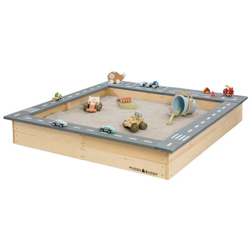 MUDDY BUDDY® Sandkasten »Highway Hero«, natur - lavagrau