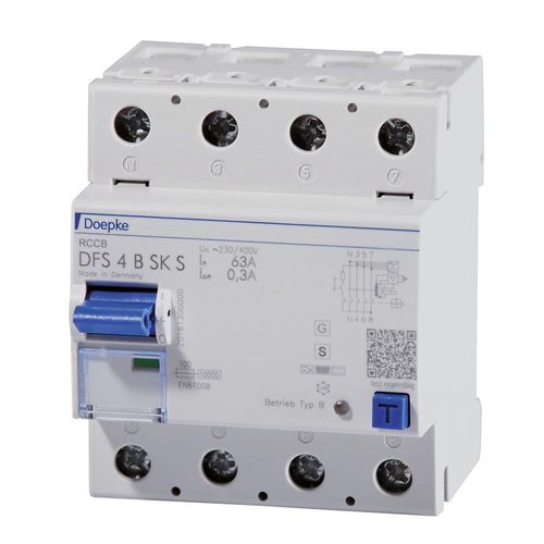 DOEPKE&CO. FI-Schutzschalter B 4p 440V 63A 0,3A 4TE REG
