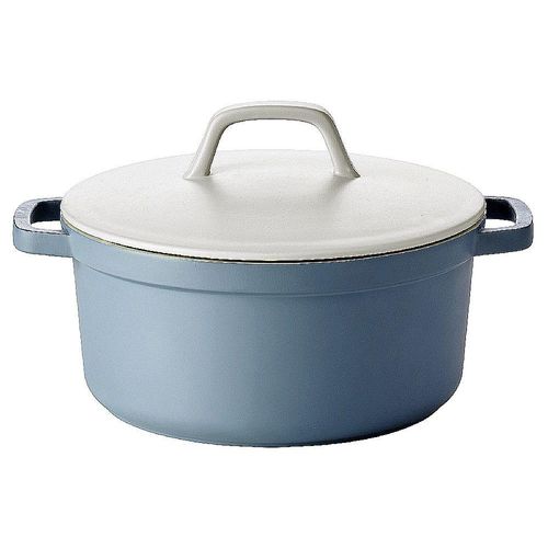 BEKA Bräter Papillon Ø 24 cm, blau/weiß