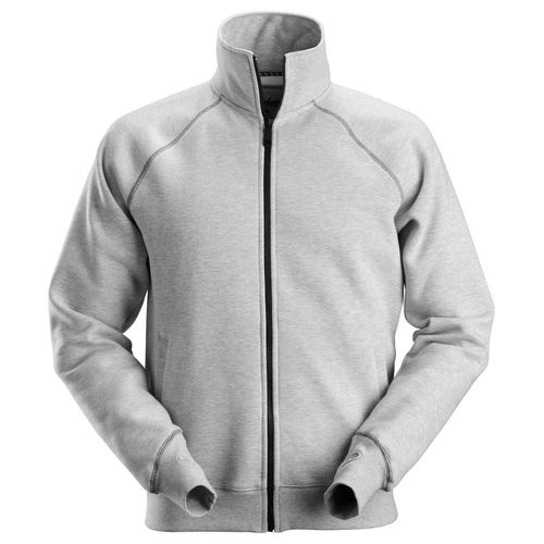 Snickers Bekleidung Snickers Sweatshirt Arbeitsjacke hellgrau Größe