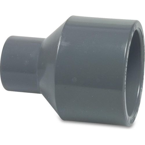 Mega Reduziermuffe PVC-U 315/280 mm x 160 mm Klebestutzen/Klebemuffe x Klebemuffe 10 bar, grau