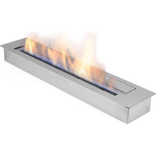80 cm Edelstahl Bioethanol Brenner Gelkamine Brenngel Kamin Doppelwandig 4 l Feuer