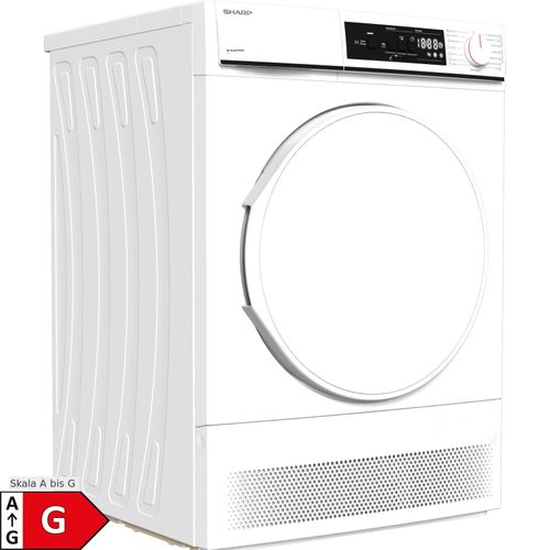 SHARP Kondensationstrockner KD-NCA8S7PW91-DE