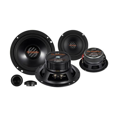 MUSWAY 3-Wege Aktiv Lautsprecher System Kompo 16,5 cm ML6.3A
