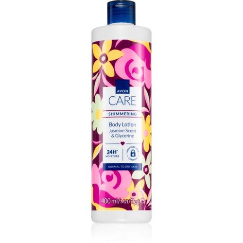 Avon Care Jasmine Scent & Glycerine Glinsterende Melk voor Normale en Droge Huid 400 ml