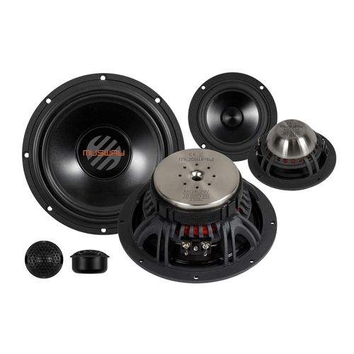 MUSWAY 3-Wege Aktiv Lautsprecher System Kompo 16,5 cm MG6.3A