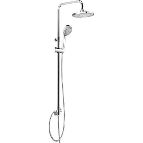 Duschsystem,3 Funktionen Regen-Hydromassage Chrom
