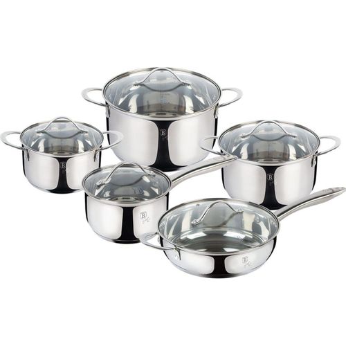 BERLINGER HAUS SILBERSCHMUCK 10-TEILIGES STAHLTOPFSET BH-6660