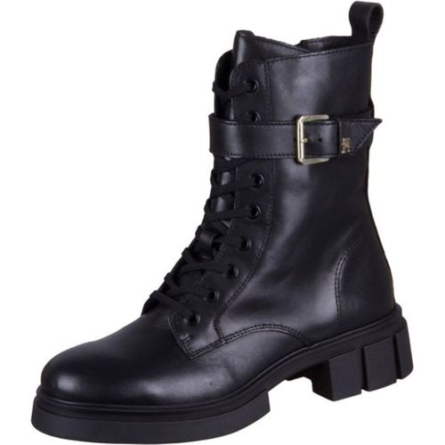 Tommy Hilfiger Cool FemininBiker Boot Kurzstiefel Schwarz