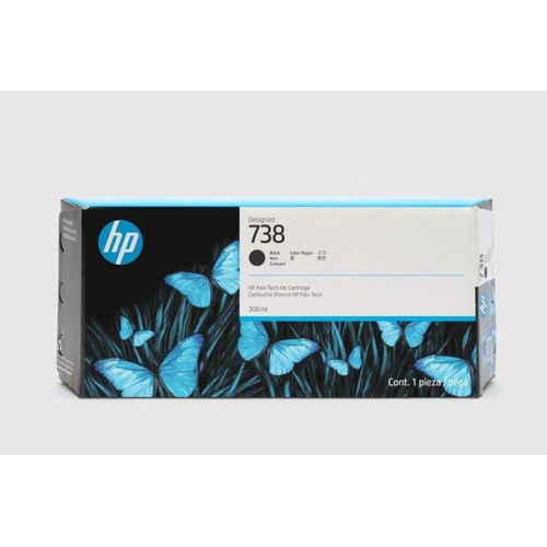 HP 738M DesignJet Druckerpatrone Schwarz, 300 ml