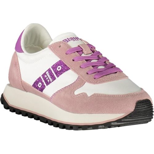 Damen Sportschuh Weiß mit Schnürsenkeln & Kontrastdetails, Größe: 36 Farbe: Bianco