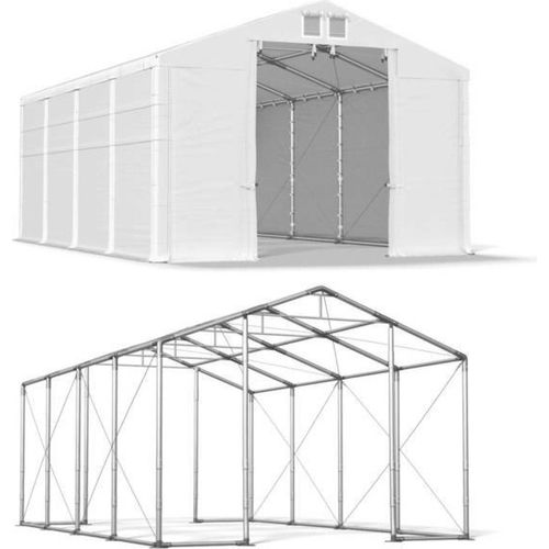 8x8 White Magazine Zelt WINTER PLUS MSD
