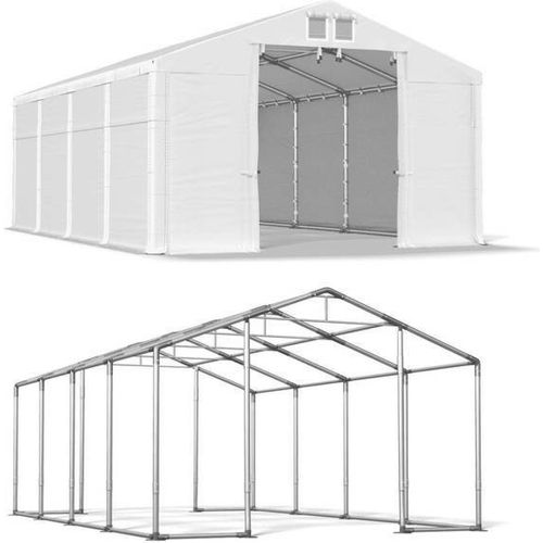 6x8 White Magazine Zelt WINTER MSD