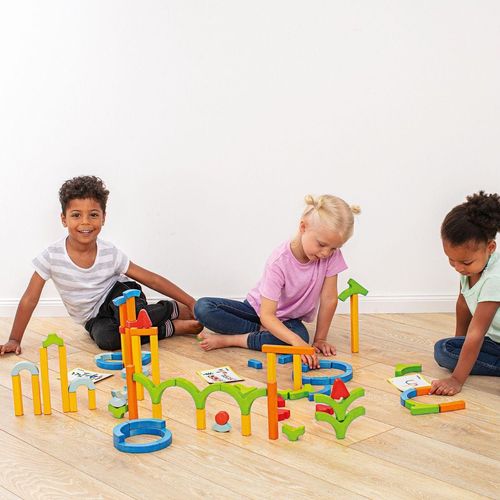 Beleduc Lernspielzeug Activity Blocks - bunte Bausteine
