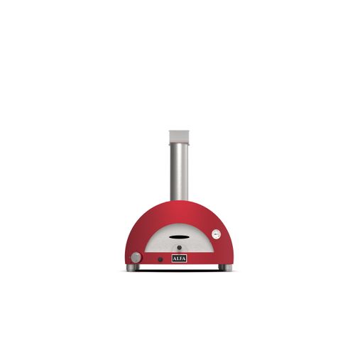 Alfa Forni Gas Pizzaofen MODERNO 1 Pizza Antik Rot FXMD-1P-GROA-DE