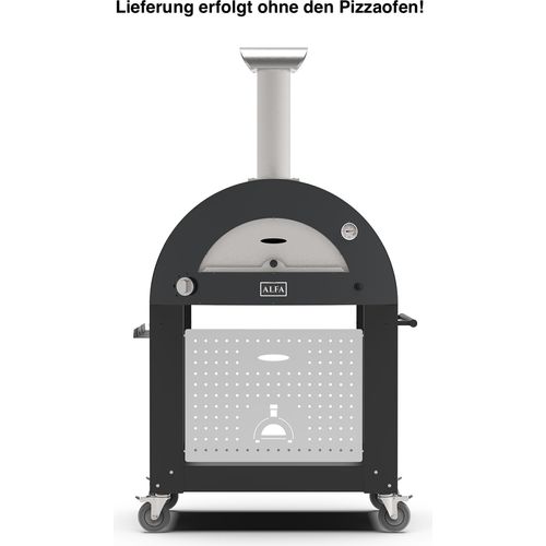 Alfa Forni Unterbau 3 Pizze für MODERNO Pizzaofen Schwarz BF-3P-NEGO