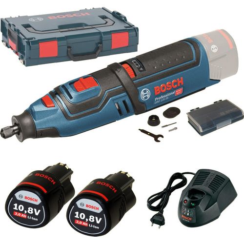 BOSCH Professional GRO 12V-35 Akku-Rotationsschneider 12,0 V, mit 2 Akkus