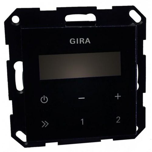 GIRA 228405 Radio Uhr Digital Schwarz (228405)