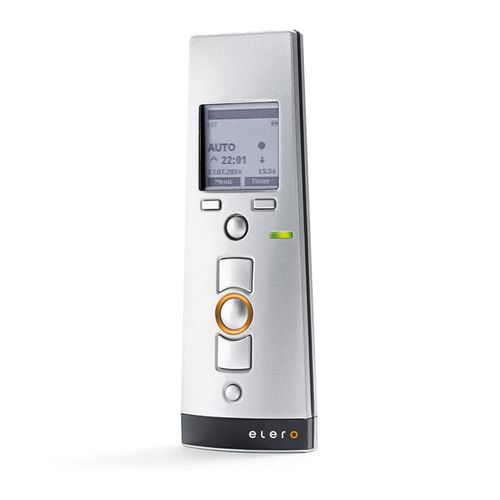 Elero TempoTel 2 Funkhandsender 10-Kanal mit Zeitschaltuhr 868 MHz Silber