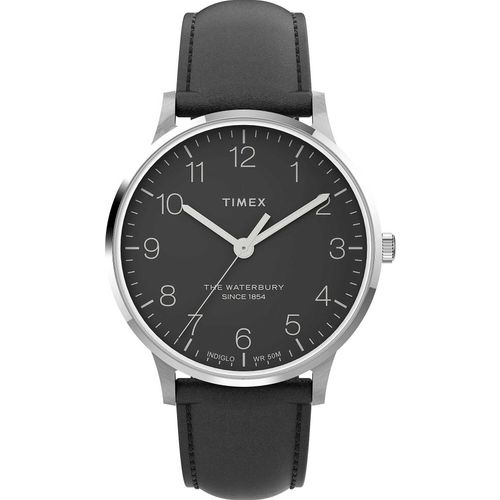 Nur Zeit Timex Schwarz Kollektion Waterbury Classic - Arabic Dial - mann